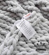 Product: Chenille Throw Blanket | Color: Chenille Glacier Grey
