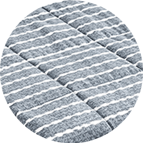 Product: YNM Weighted Blanket 15lb | Swatch: Cotton Blue White Stripe 2.0
