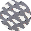 Product: Cotton Weighted Blanket Duvet Cover | Swatch: Penguin