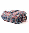 Product: Knitted Weighted Blanket | Color: Pink Sky
