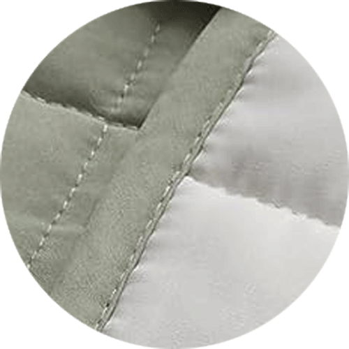 Product: Original Cotton-Polyester Weighted Blanket | Swatch: Exclusive Avocado White Reversible