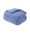 Product: Chenille Throw Blanket | Color: Chenille Chambray Blue