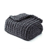 Product: Chenille Throw Blanket | Color: Chenille Lava Grey