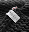 Product: Chenille Throw Blanket | Color: Chenille Lava Grey