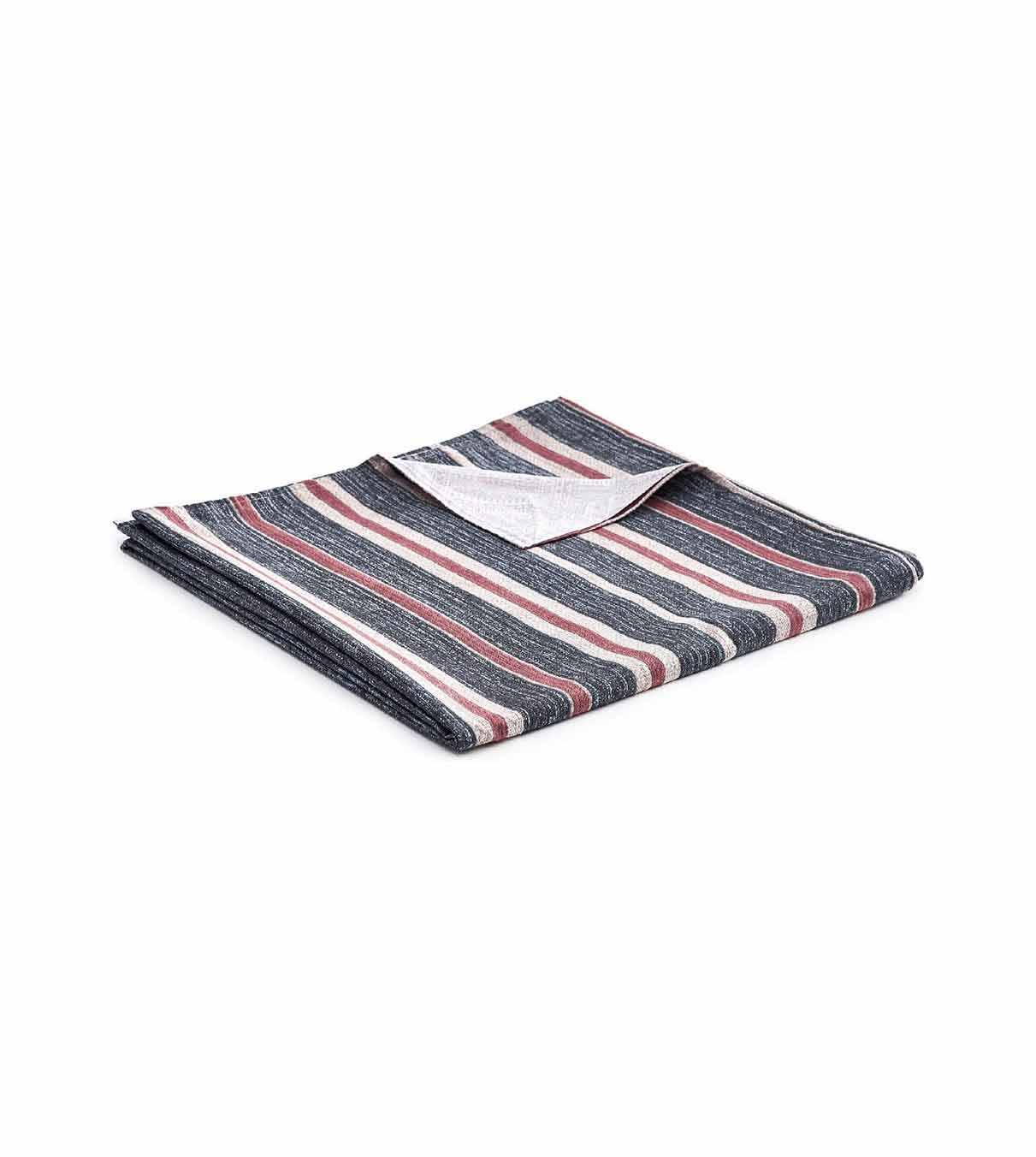 Product: Cotton Weighted Blanket Duvet Cover | Color: Red Blue