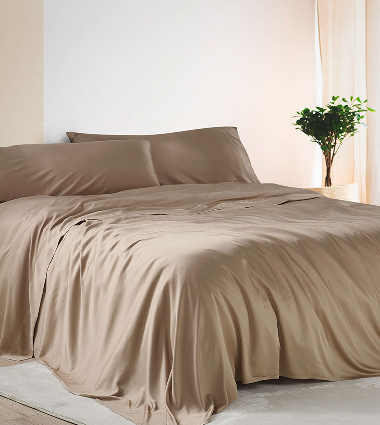 Product: Pillowcase Set | Color: Bamboo Brown