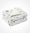 Product: Kids Original Cotton Weighted Blanket | Color: White Animal Party