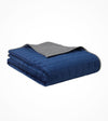 Product: Exclusive Duel-Sided Weighted Blanket | Color: Blue-Grey