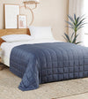 Product: Cooling Bamboo Weighted Blanket | Color: Blue Grey_