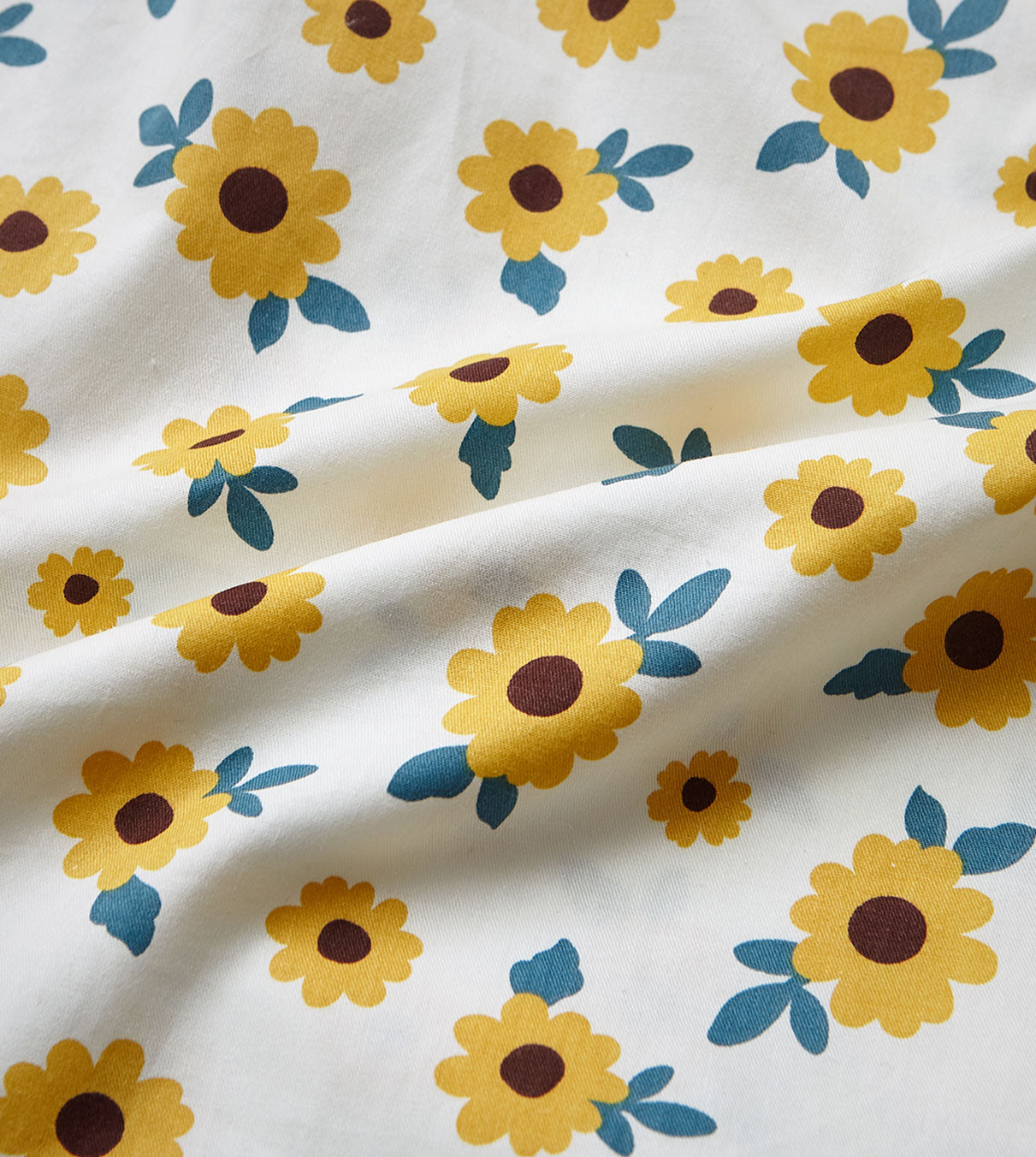 Product: Cotton Weighted Blanket Duvet Cover | Color: Sunflower Field of Dreams