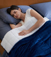Product: Sherpa Fleece Weighted Blanket | Color: Midnight