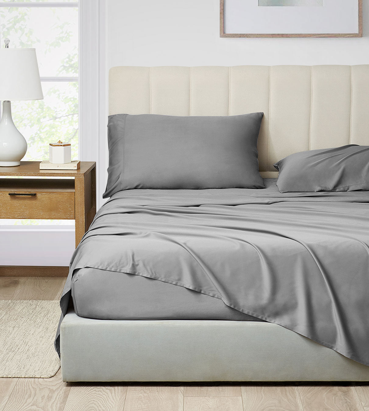 Product: Pillowcase Set | Color: Bamboo Dark Grey
