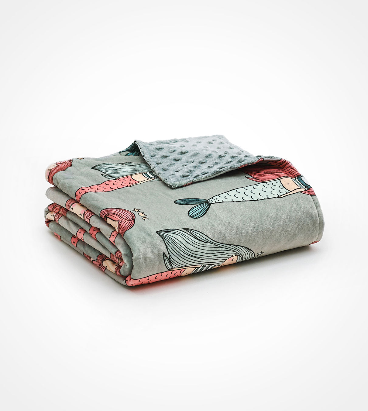 Product: Soft Weighted Blanket Duvet Cover | Color: Mermaid Print