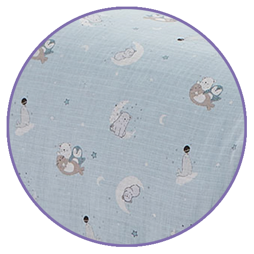 Product: Cotton Weighted Blanket Duvet Cover | Swatch: Baby Seal