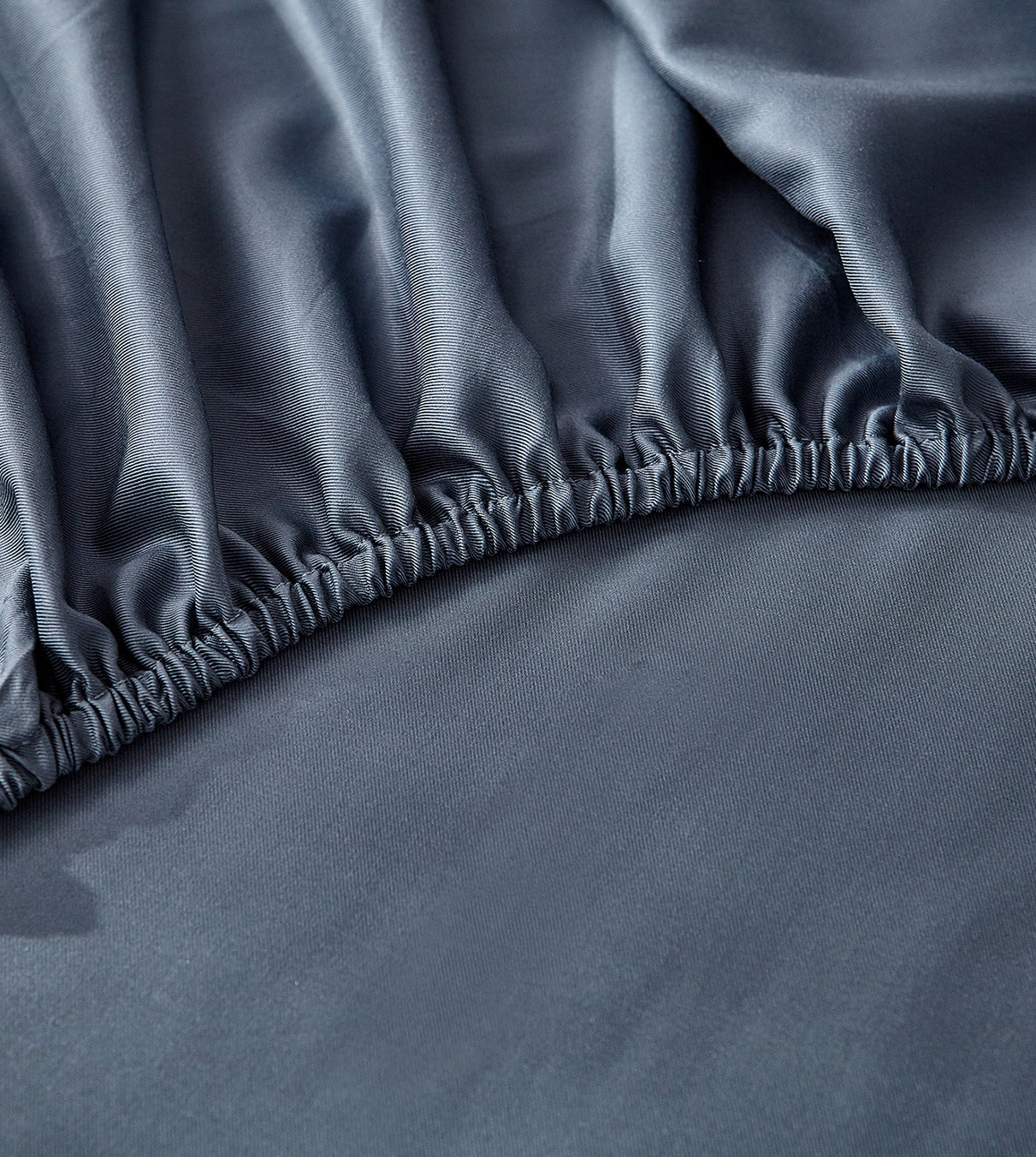 Product: Cooling Bamboo Sateen Sheet Set | Color: Blue Grey