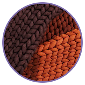 Product: Knitted Chunky Throw | Swatch: Caramel Autumn