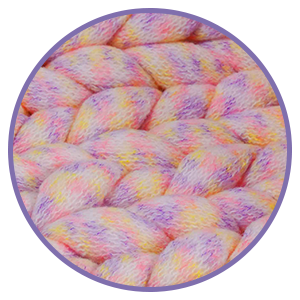 Product: Knitted Weighted Blanket | Swatch: Pink Carnival