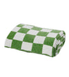 Product: Chenille Throw Blanket | Color: Olive Green Checkered
