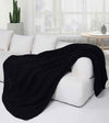 Product: Chenille Throw Blanket | Color: Black Checkered