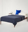 Product: YNM Weighted Blanket 15lb | Color: Cotton Midnight Blue 2.0