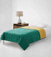 Product: YNM Weighted Blanket 15lb | Color: Sateen Virid/Yellow Reversible 2.0