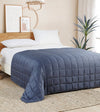 Product: YNM Weighted Blanket 15lb | Color: Bamboo Blue Grey 2.0