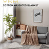 Product: YNM Weighted Blanket 12lb | Color: Sateen Khaki 2.0