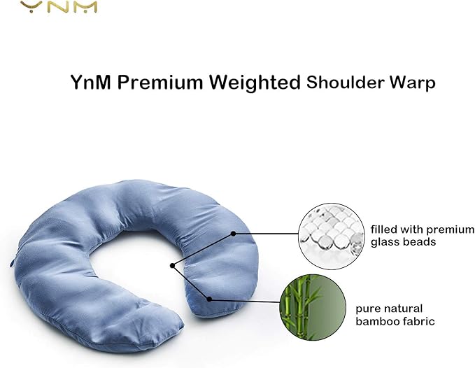 Product: Weighted Wrap | Color: Bamboo Blue Grey