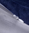 Product: Weighted Blanket Duvet Covers Twin Size | Color: Reversible Navy Silver