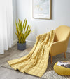 Product: YNM Weighted Blanket 15lb | Color: Cotton-Polyester Yellow/Green 2.0