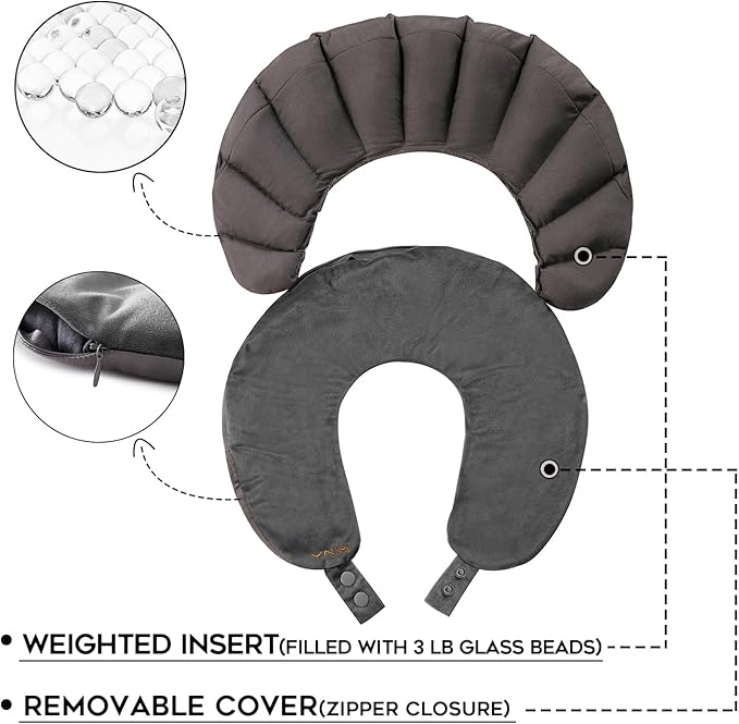 Product: Weighted Wrap | Color: Bamboo/Velvet Dark Grey