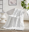 Product: YNM Weighted Blanket 15lb | Color: Bamboo White 2.0