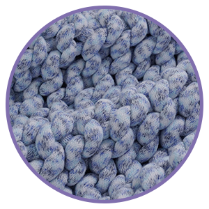 Product: Knitted Weighted Blanket 25lb | Swatch: Original Blue Baby's Breath