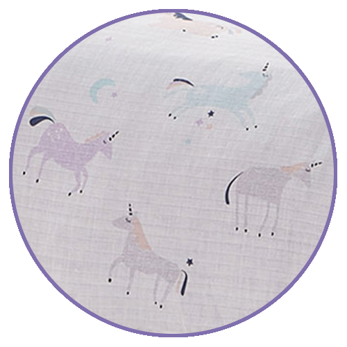 Product: Kids Original Cotton Weighted Blanket | Swatch: Unicorn