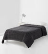 Product: 15lb Knitted Weighted Blanket | Color: Cotton Dark Grey