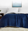 Product: YNM Weighted Blanket 17lb | Color: Dual-Sided Blue/Grey 3.0