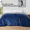Product: YNM Weighted Blanket 17lb | Color: Dual-Sided Blue/Grey 3.0