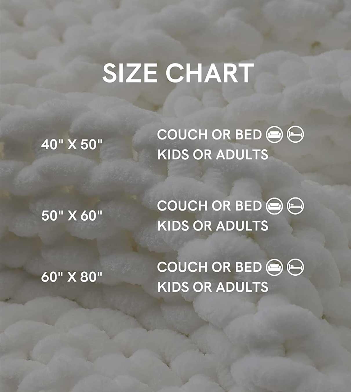 Product: Chenille Throw Blanket | Color: Chenille White