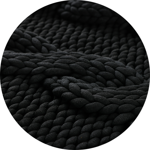 Product: Knitted Chunky Throw | Swatch: Twisted Darkness