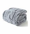 Product: Knitted Chunky Throw | Color: Twisted Silver