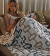 Product: Cotton Weighted Blanket Duvet Cover | Color: Strings of Beads