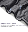 Product: Exclusive Cotton Weighted Blanket | Color: Dark Grey