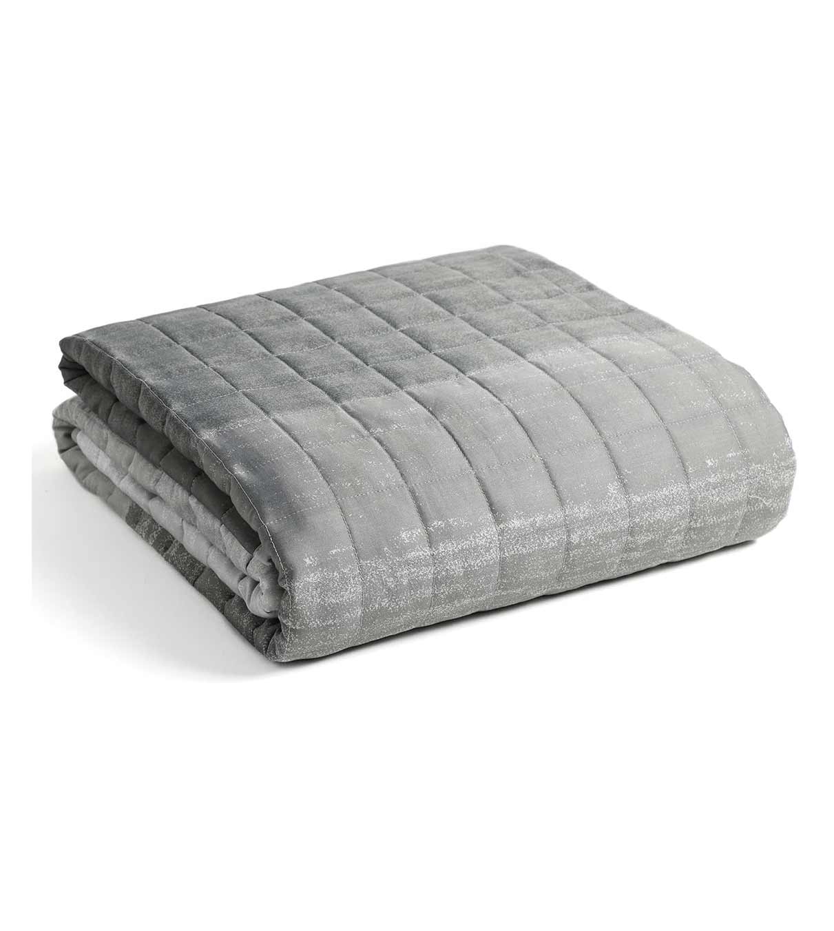 Product: YNM Weighted Blanket 20lb | Color: Bamboo Gradient Dark Grey 3.0