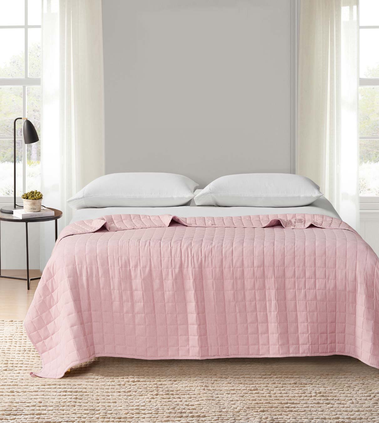 Product: YNM Weighted Blanket 15lb | Color: Cooling PE Pale Pink 3.0