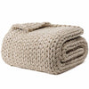 Product: Knitted Chenille Weighted Blanket | Color: Desert Safari