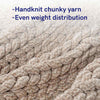 Product: Knitted Weighted Blanket 15lb | Color: Chenille Desert Safari