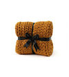 Product: 20lb Knitted Weighted Blanket | Color: Original Yellow Fusion