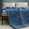 Product: Knitted Weighted Blanket 10lb | Color: Modal Tie Dye Boundless Sea