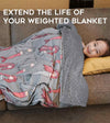 Product: Weighted Blanket Duvet Covers Kid's Size | Color: Minky Mermaid