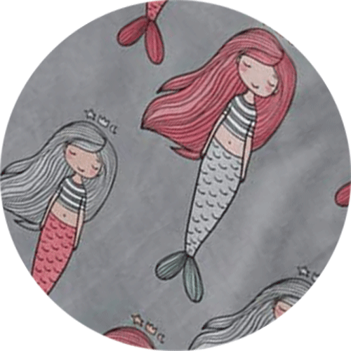 Product: Weighted Blanket Duvet Covers Kid's Size | Swatch: Minky Mermaid